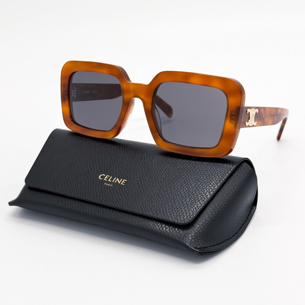 NEW CL40304U 53A CELINE SUNGLASSES SQUARE WOMEN EYEWEAR